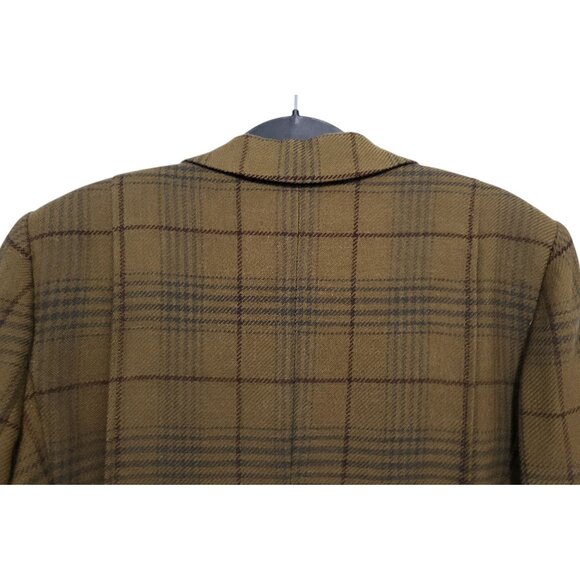 Vintage The Limited America Wool Plaid Blazer - Picture 10 of 16
